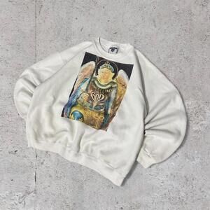 Vintage 90’s Archangel Michael Catholic Christian Crewneck